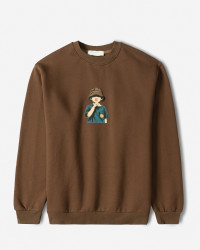 خرید و قیمت پلیور دورس یقه گرد مردانه قهوه ای 24357271