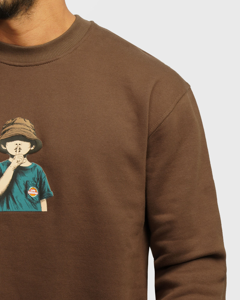 خرید و قیمت پلیور دورس یقه گرد مردانه قهوه ای 24357271