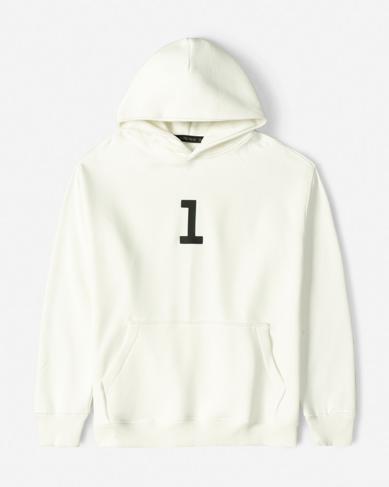 خرید و قیمت هودی کلاه دار ساده سفید 24371277