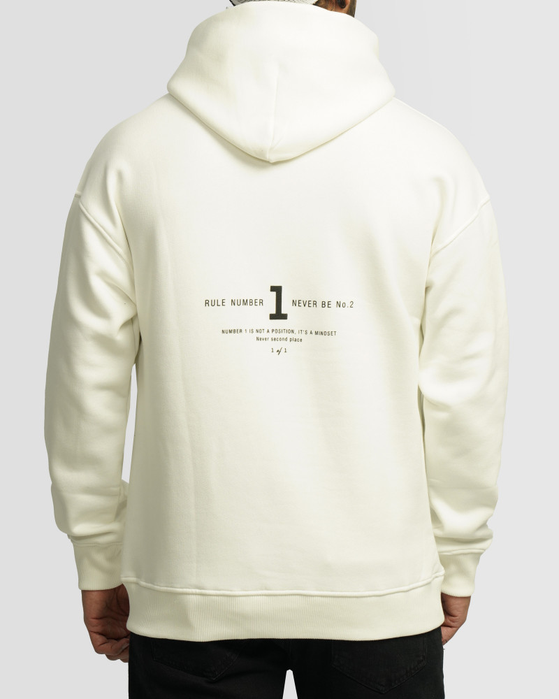 خرید و قیمت هودی کلاه دار ساده سفید 24371277