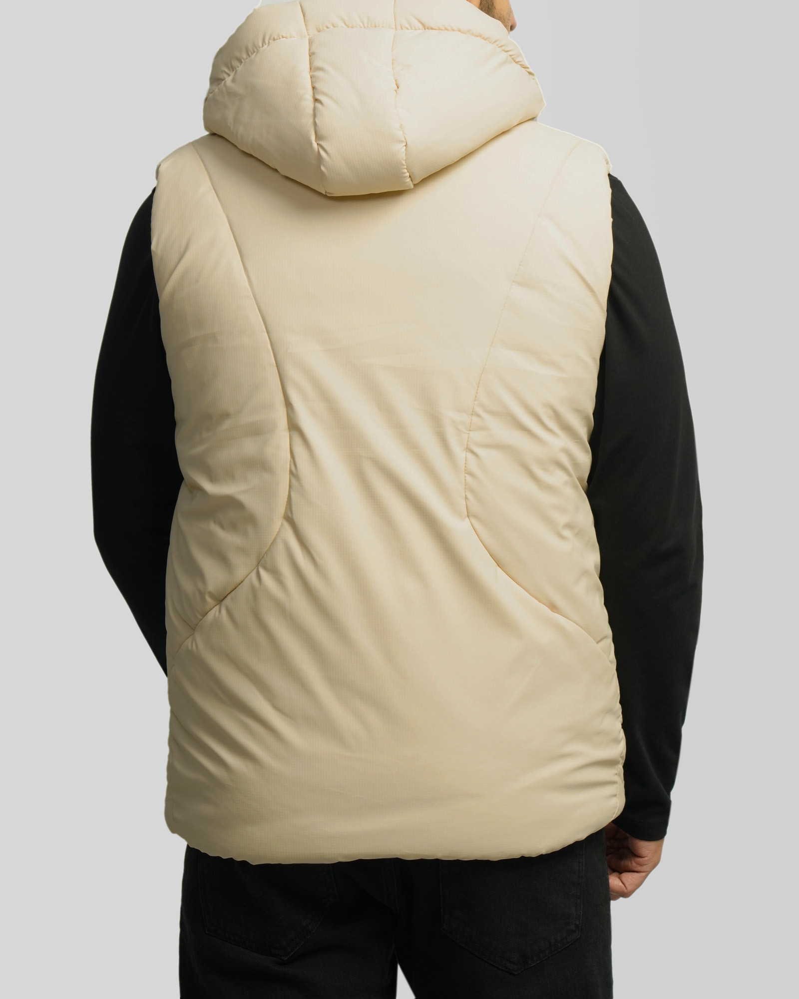 خرید و قیمت پافر مردانه کلاه دار کرم روشن 24353179