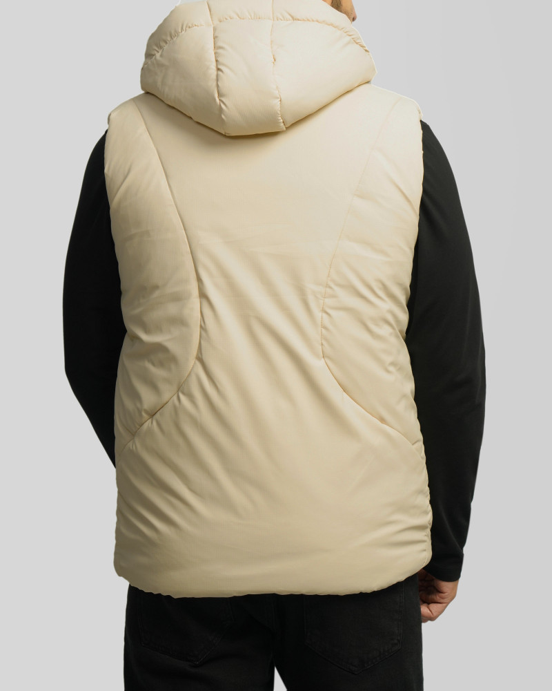 خرید و قیمت پافر مردانه کلاه دار کرم روشن 24353179