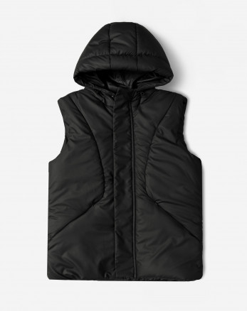 خرید و قیمت پافر مردانه کلاه دار مشکی 24353179