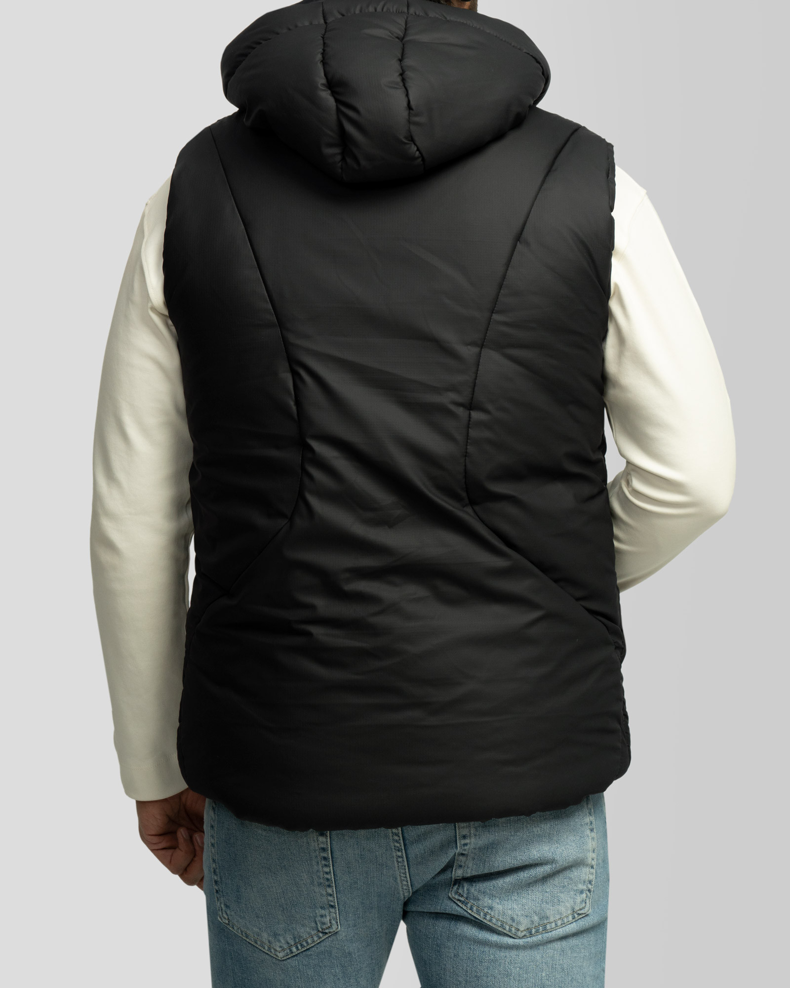 خرید و قیمت پافر مردانه کلاه دار مشکی 24353179