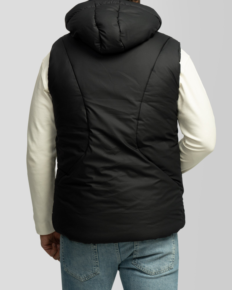 خرید و قیمت پافر مردانه کلاه دار مشکی 24353179