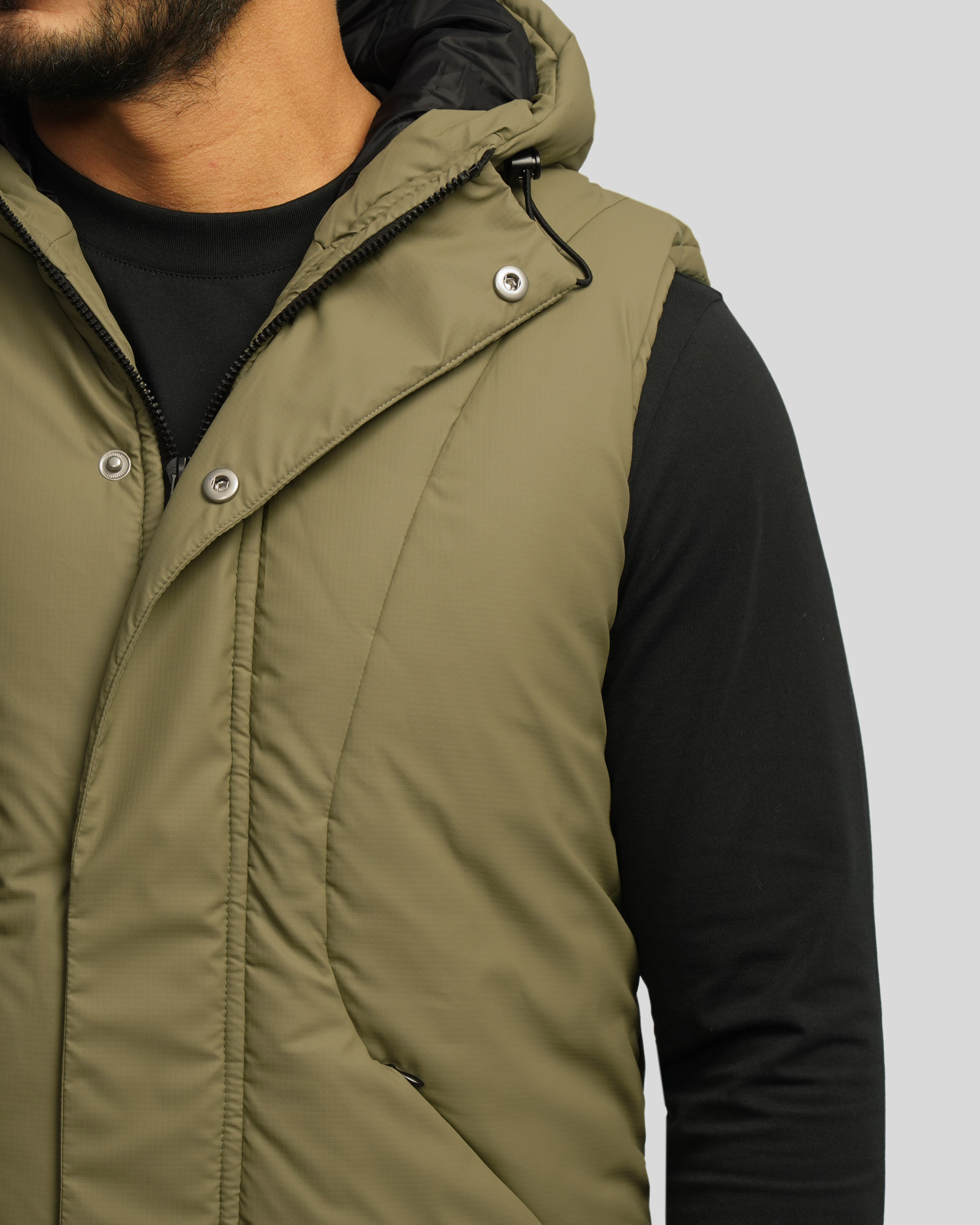 خرید و قیمت پافر مردانه کلاه دار سبز 24353179