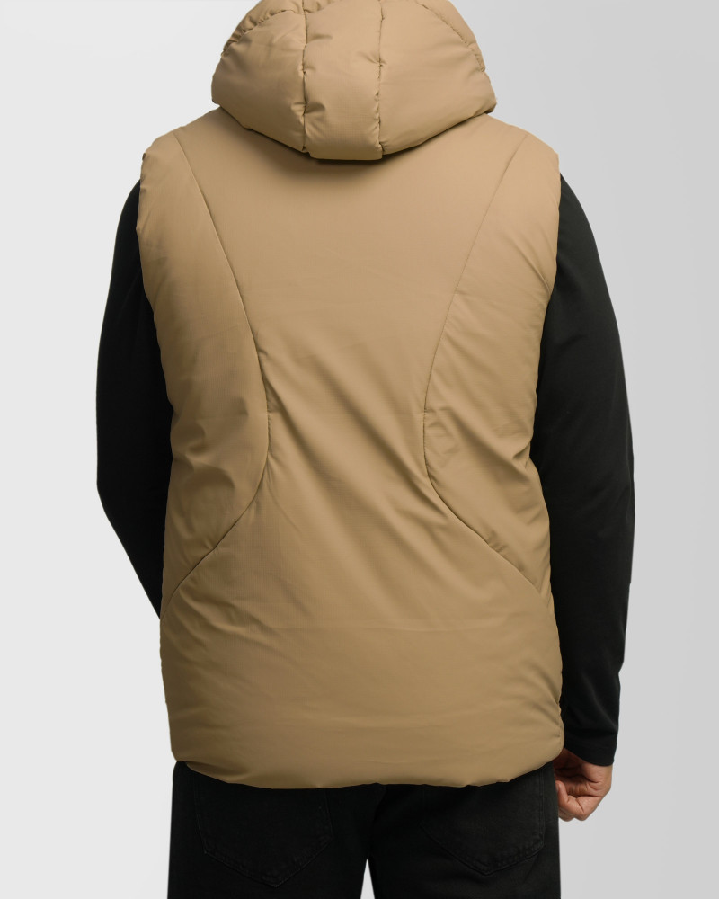 خرید و قیمت پافر مردانه کلاه دار کرم 24353179