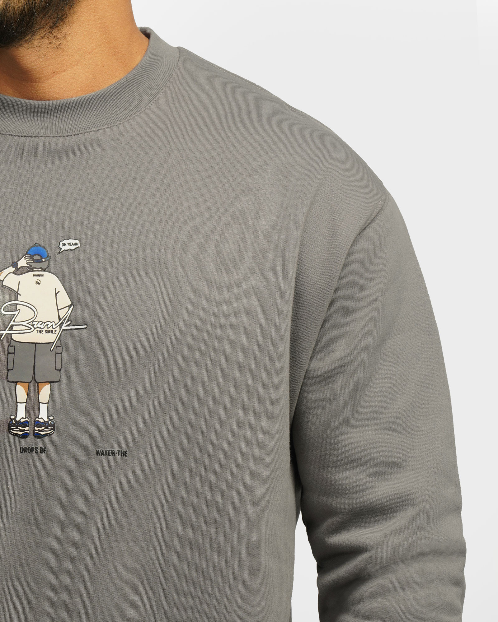 خرید و قیمت پلیور دورس یقه گرد مردانه خاکستری 24357257