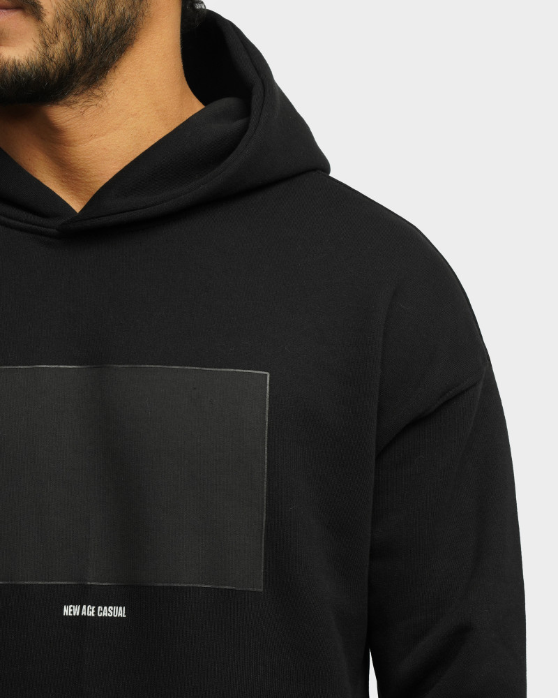 خرید و قیمت هودی کلاه دار مردانه مشکی 24371278