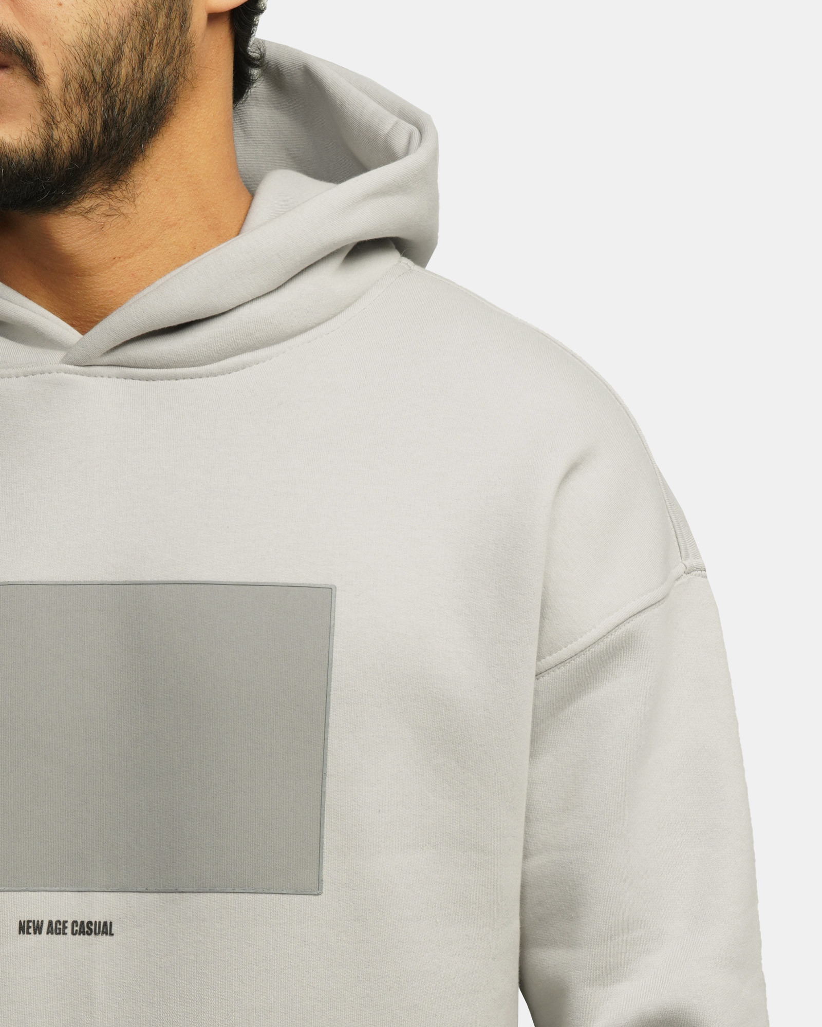 خرید و قیمت هودی کلاه دار مردانه طوسی 24371278