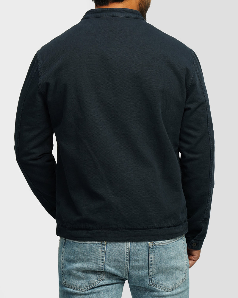 سویشرت کتان مردانه سرمه ای 24313256