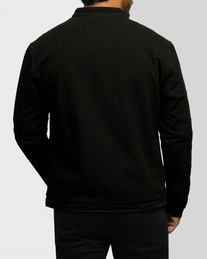 سویشرت کتان مردانه مشکی 24313256