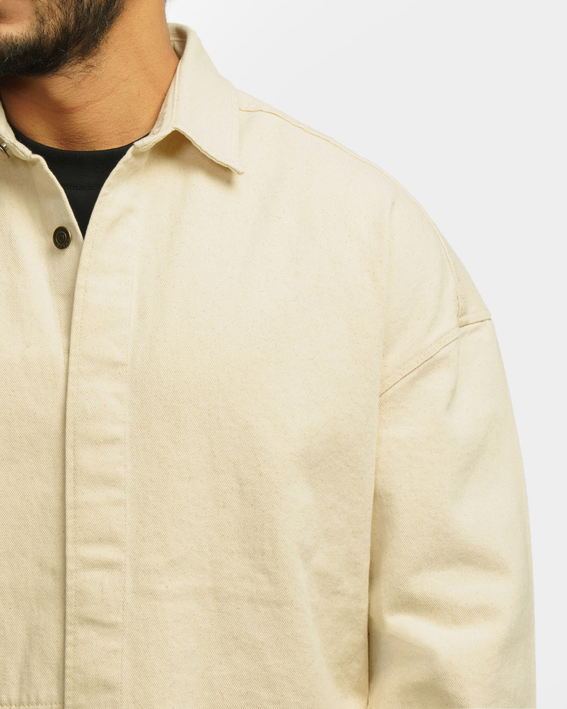 خرید و قیمت پیراهن کتی مردانه کرم 24352306