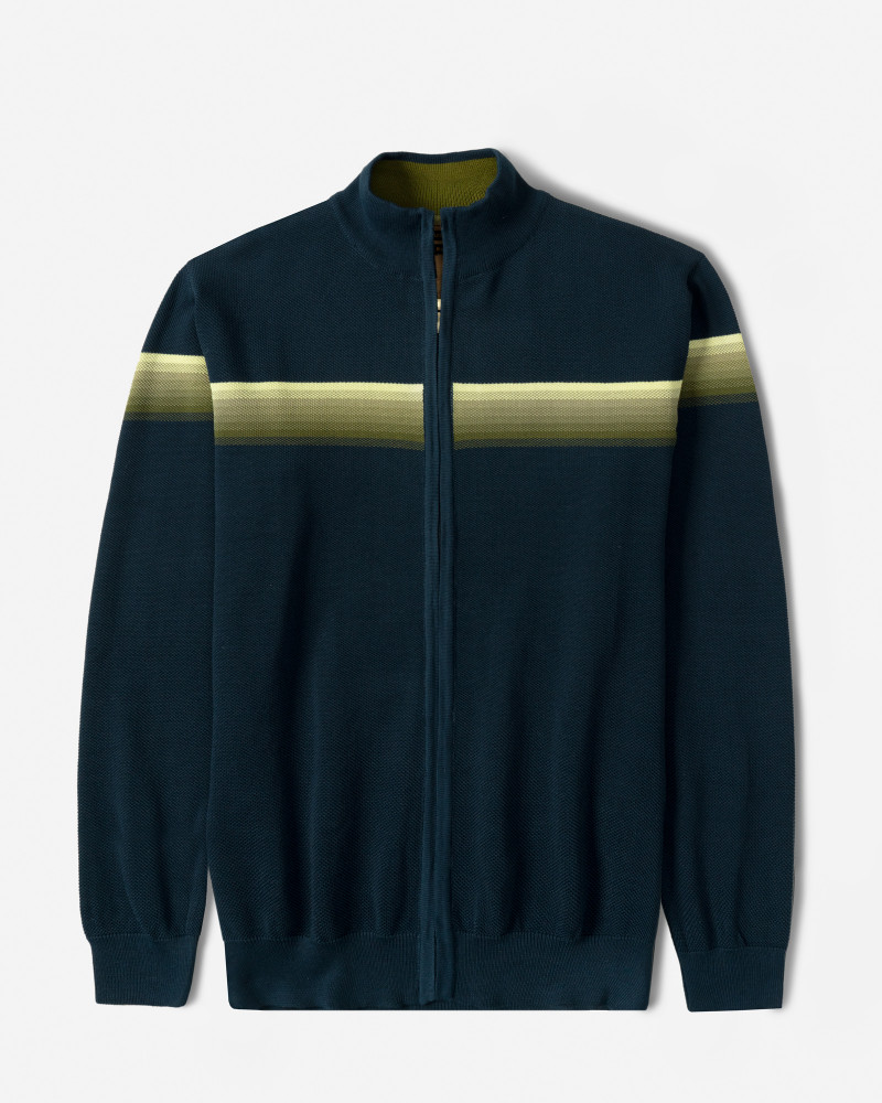 سویشرت بافت مردانه آبی تیره 24376124