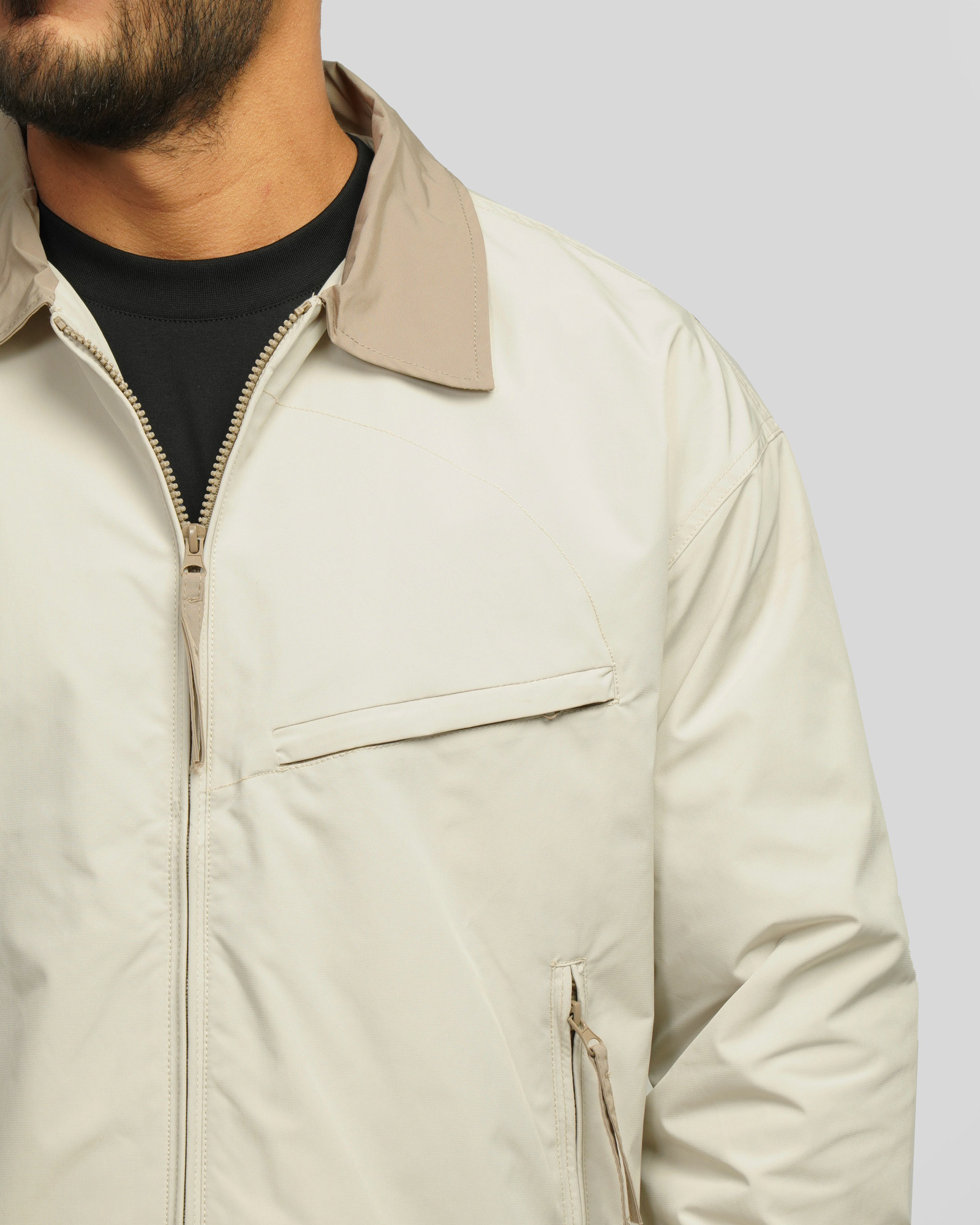 سویشرت شمعی مردانه کرم 24349164