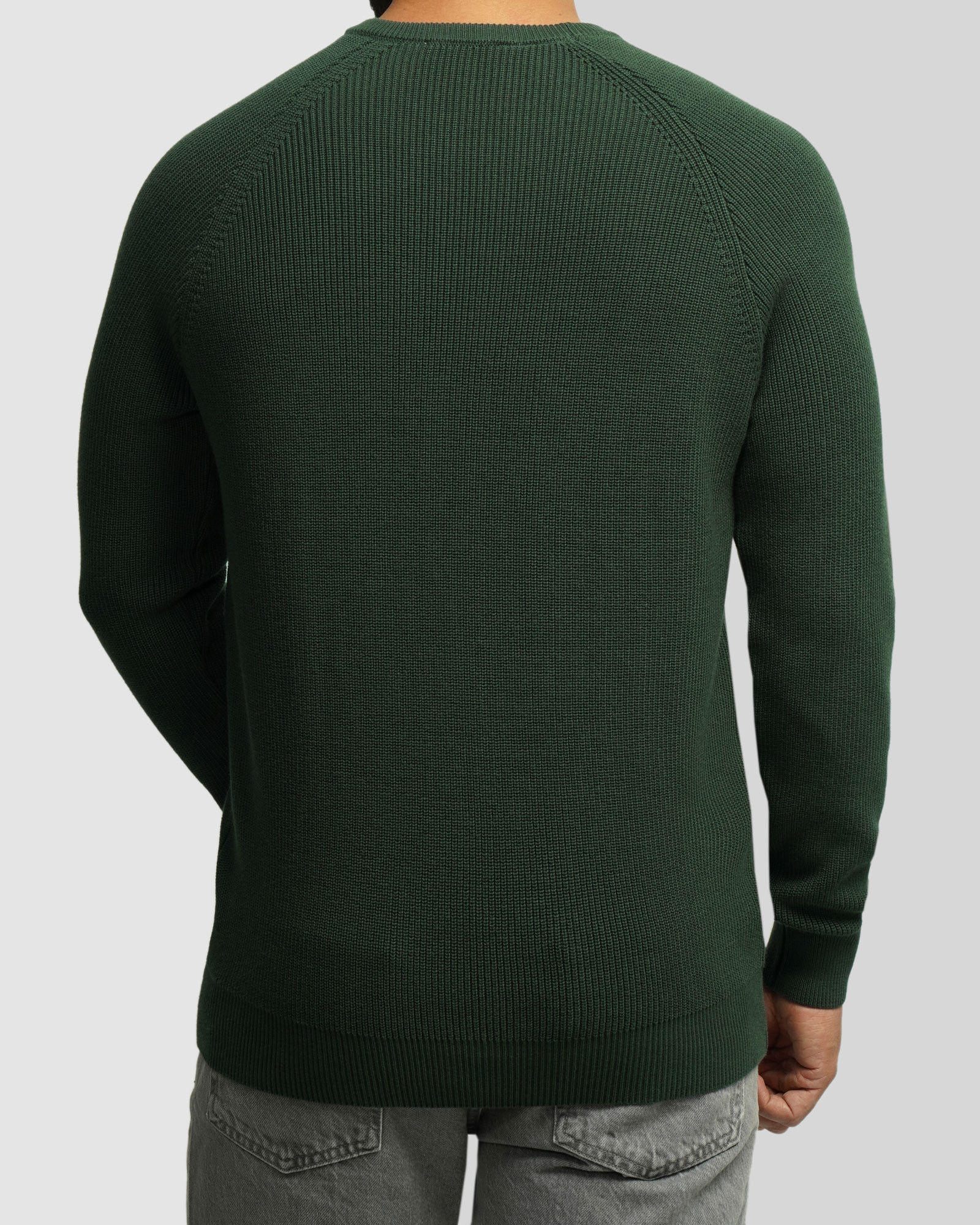 خرید و قیمت پلیور بافت یقه گرد مردانه سبز 24342178