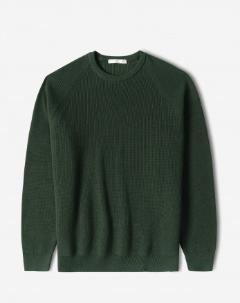 خرید و قیمت پلیور بافت یقه گرد مردانه سبز 24342178