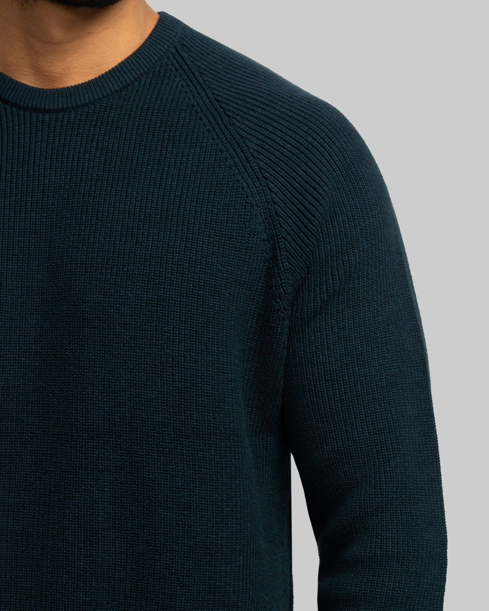 خرید و قیمت پلیور بافت یقه گرد مردانه سرمه ای 24342178