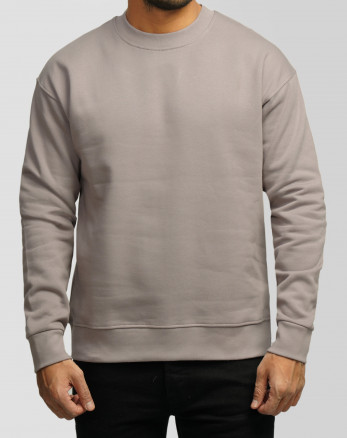 خرید و قیمت پلیور دورس یقه گرد ساده مردانه طوسی 24357261