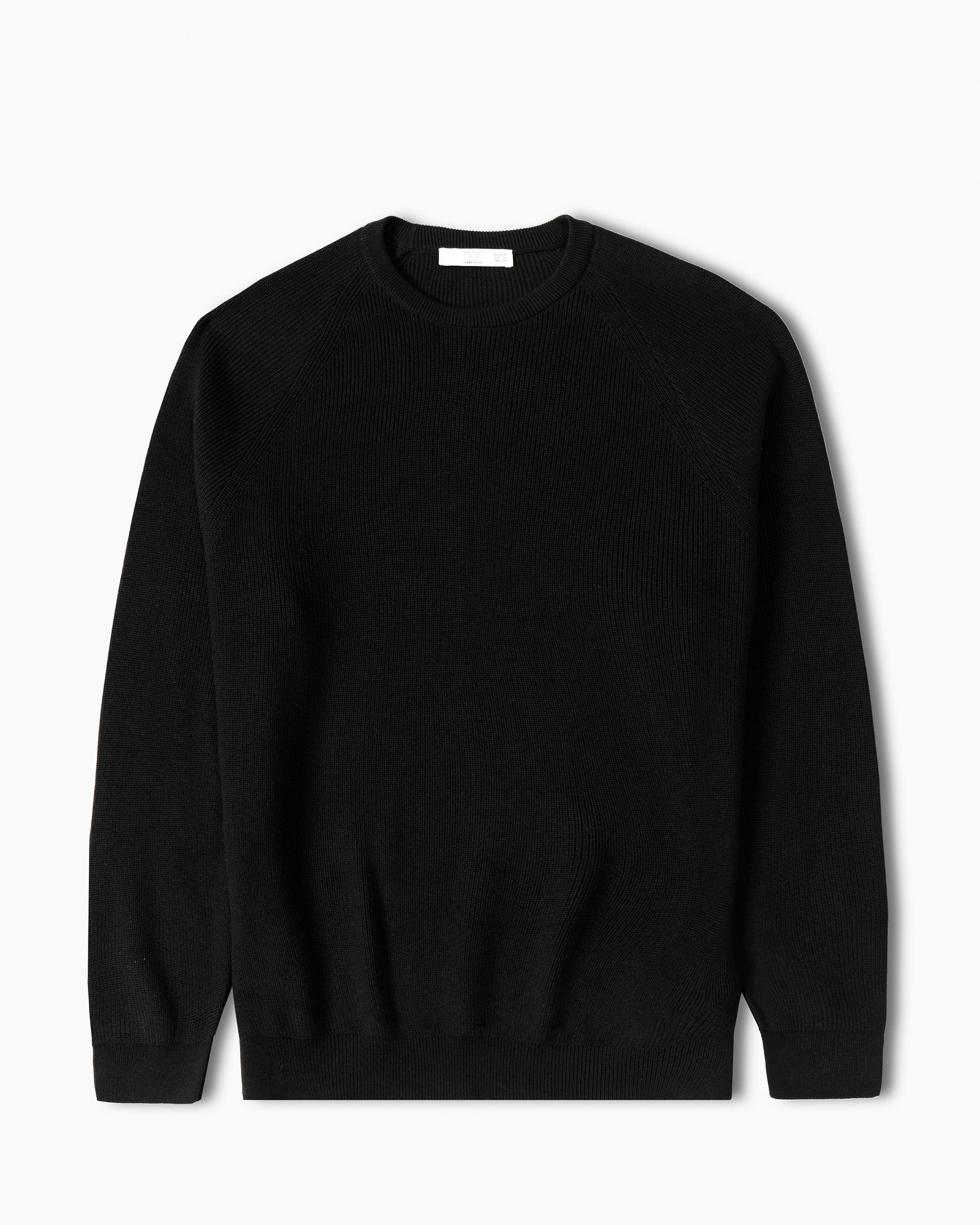 خرید و قیمت پلیور بافت یقه گرد مردانه مشکی 24342178