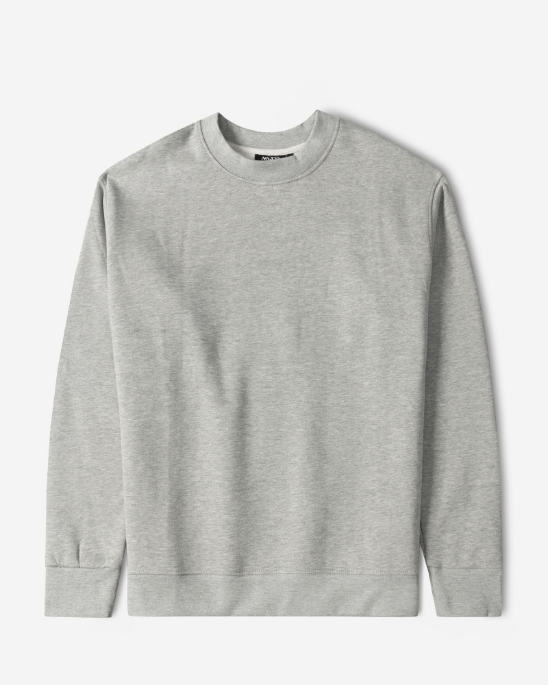 خرید و قیمت پلیور دورس یقه گرد ساده مردانه خاکستری 24357261