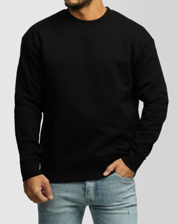 خرید و قیمت پلیور دورس یقه گرد ساده مردانه مشکی 24357261