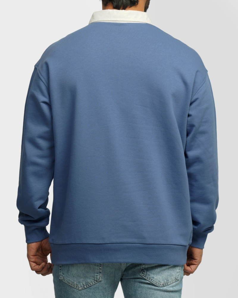 پلیور یقه دار مردانه دورس آبی 24357252