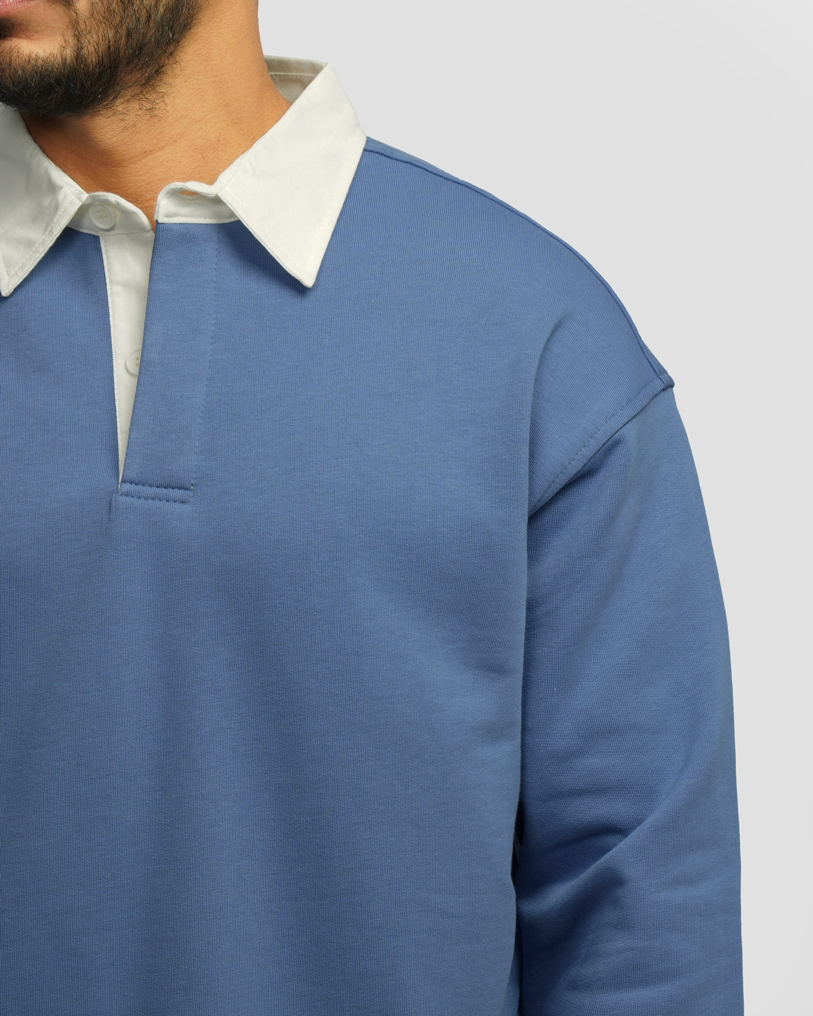 پلیور یقه دار مردانه دورس آبی 24357252