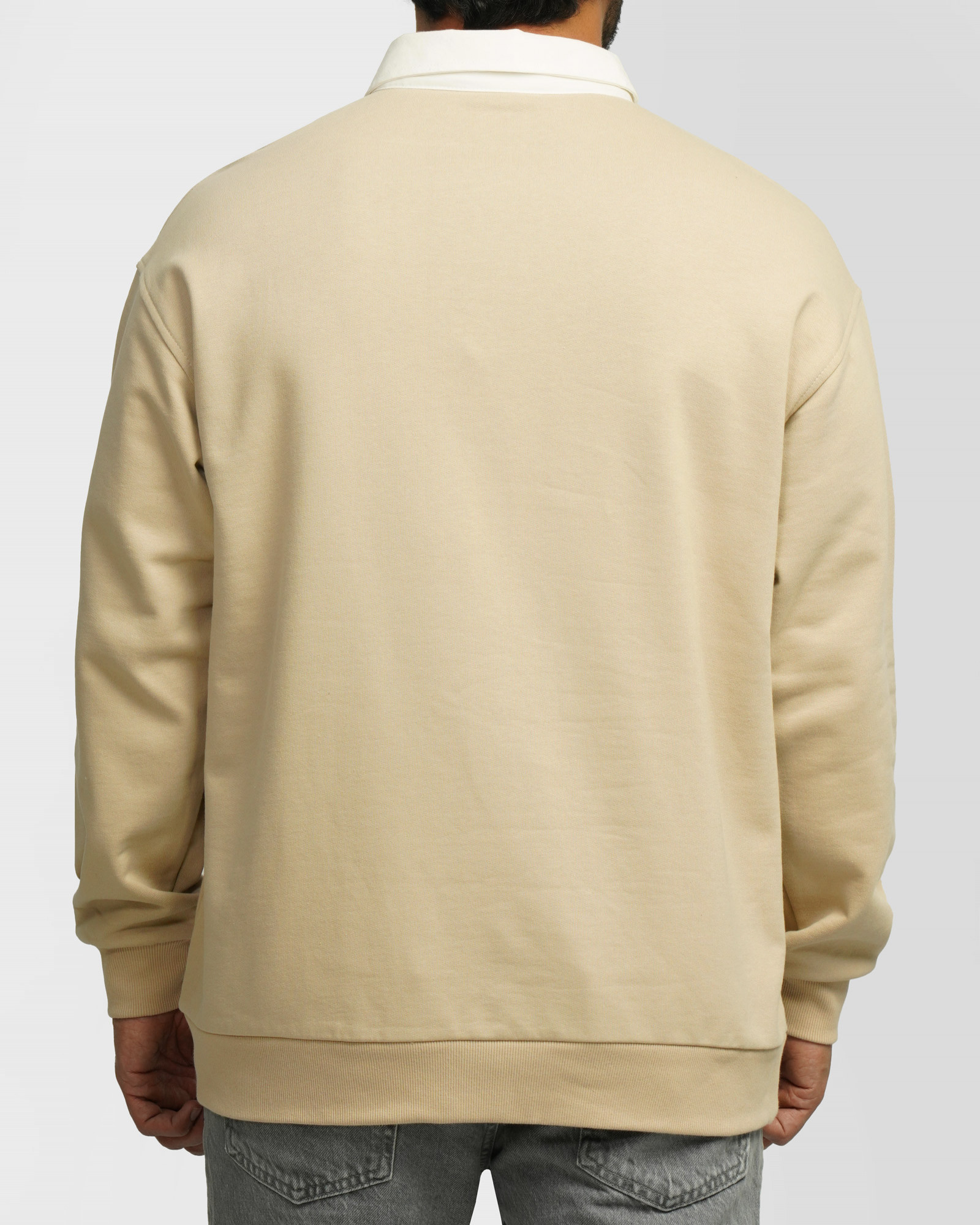 پلیور یقه دار مردانه دورس کرم 24357252