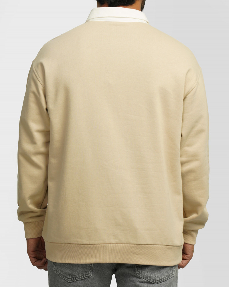 پلیور یقه دار مردانه دورس کرم 24357252