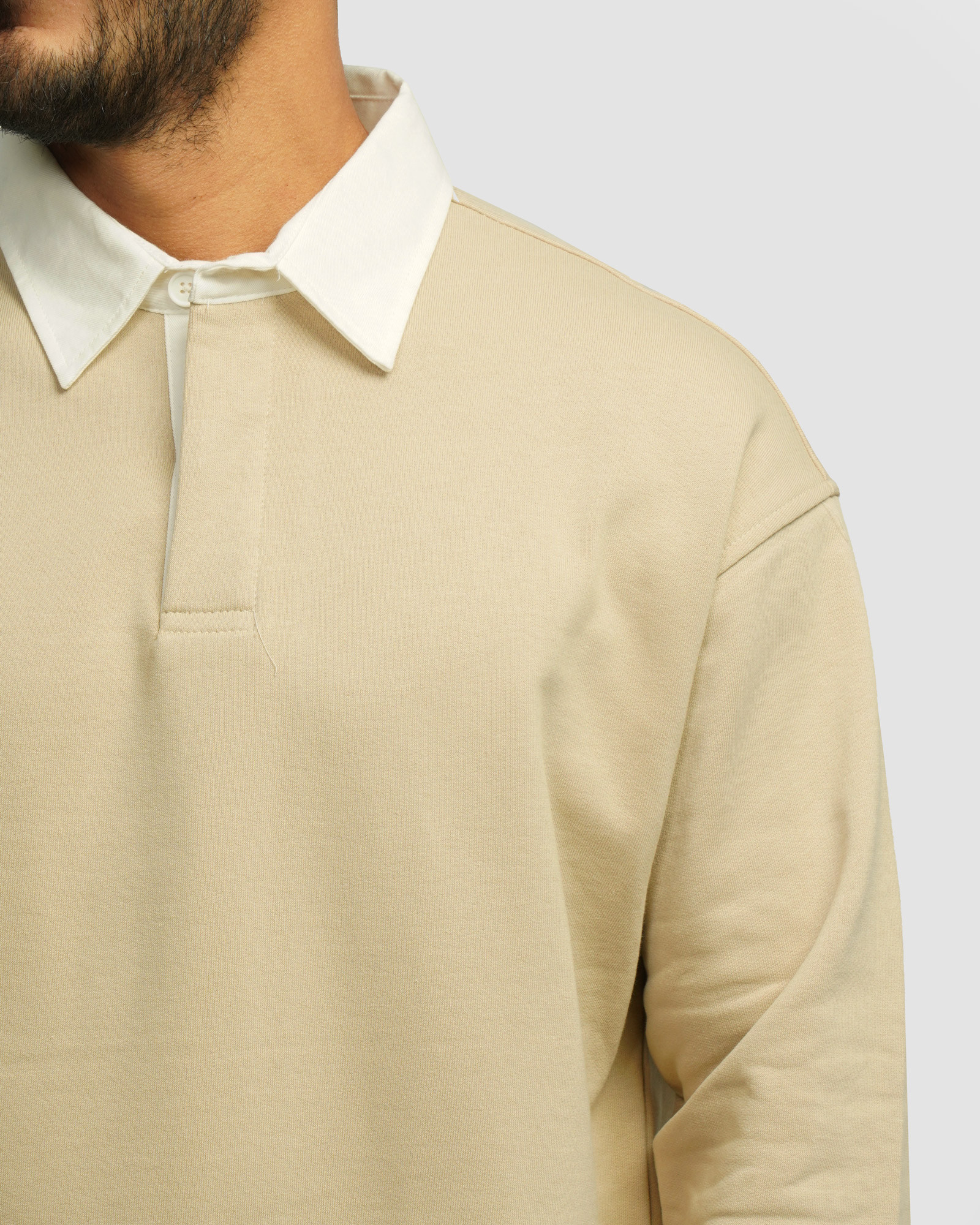 پلیور یقه دار مردانه دورس کرم 24357252