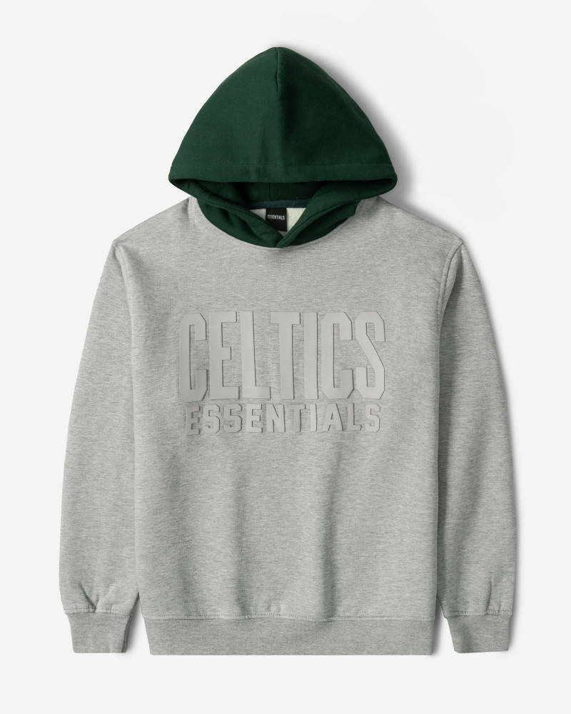 هودی کلاه دار طرح دار مردانه طوسی24371261