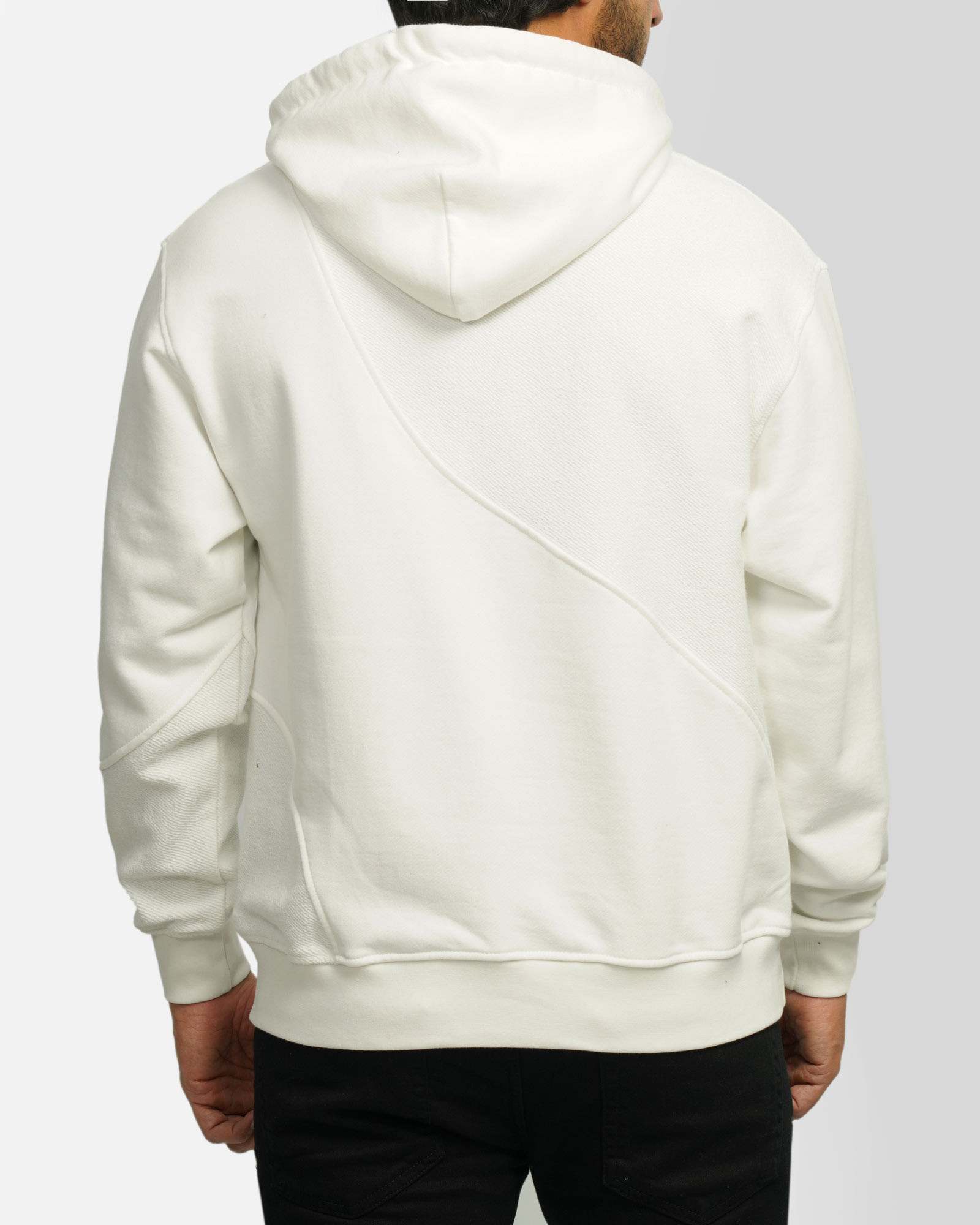 هودی کلاه دار مردانه سفید 24371262