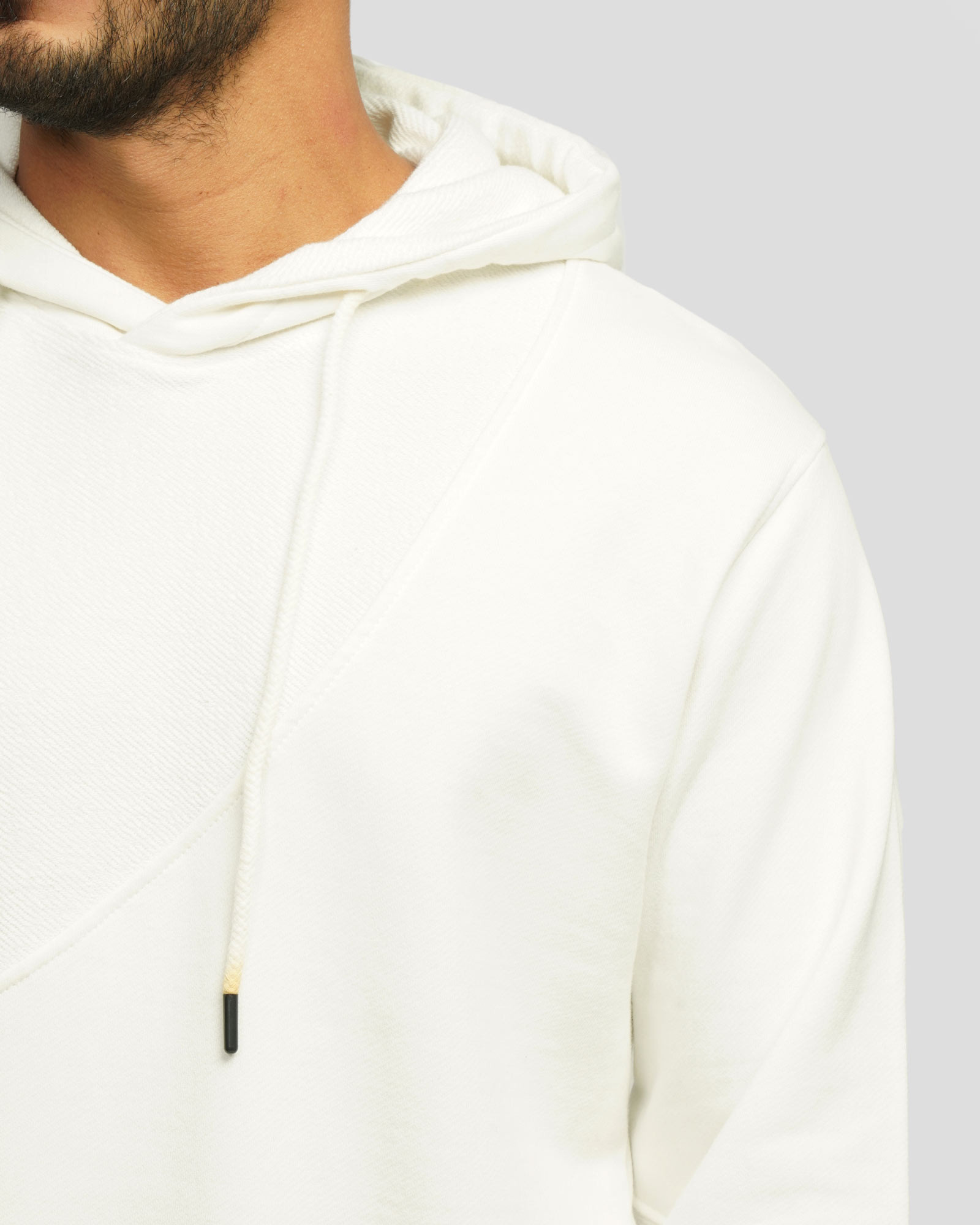 هودی کلاه دار مردانه سفید 24371262