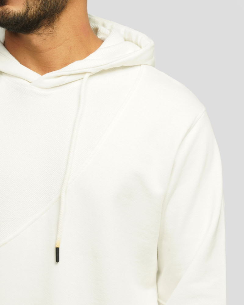 هودی کلاه دار مردانه سفید 24371262