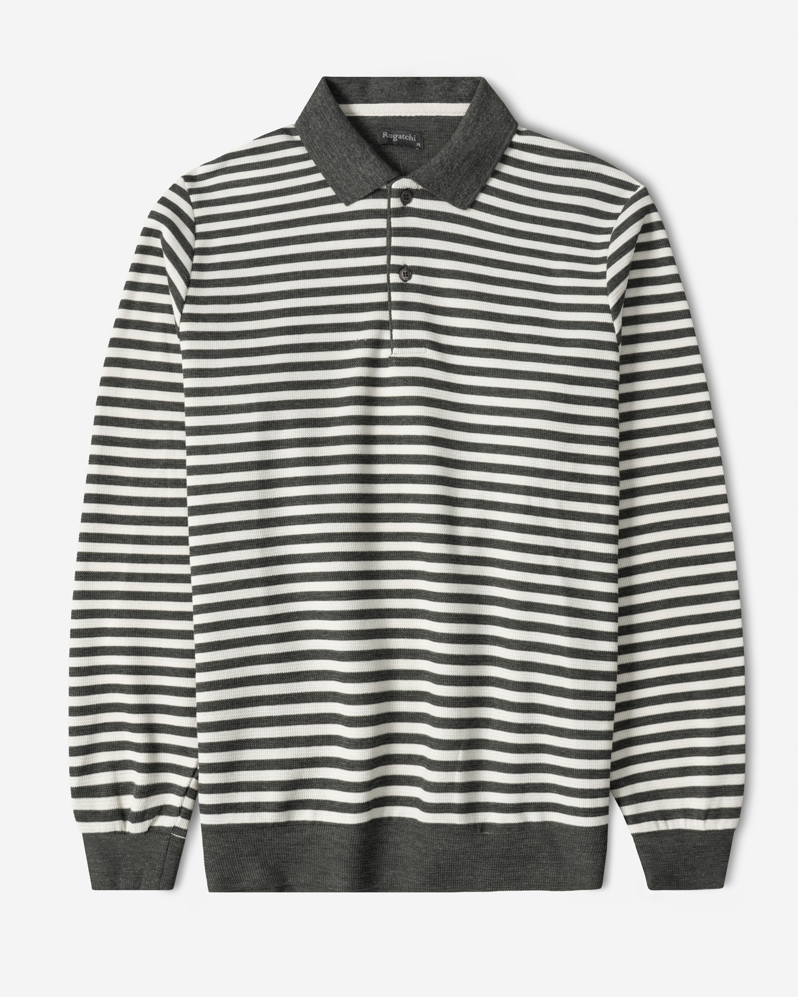 خرید و قیمت پولوشرت آستین بلند مردانه خاکستری 84486117