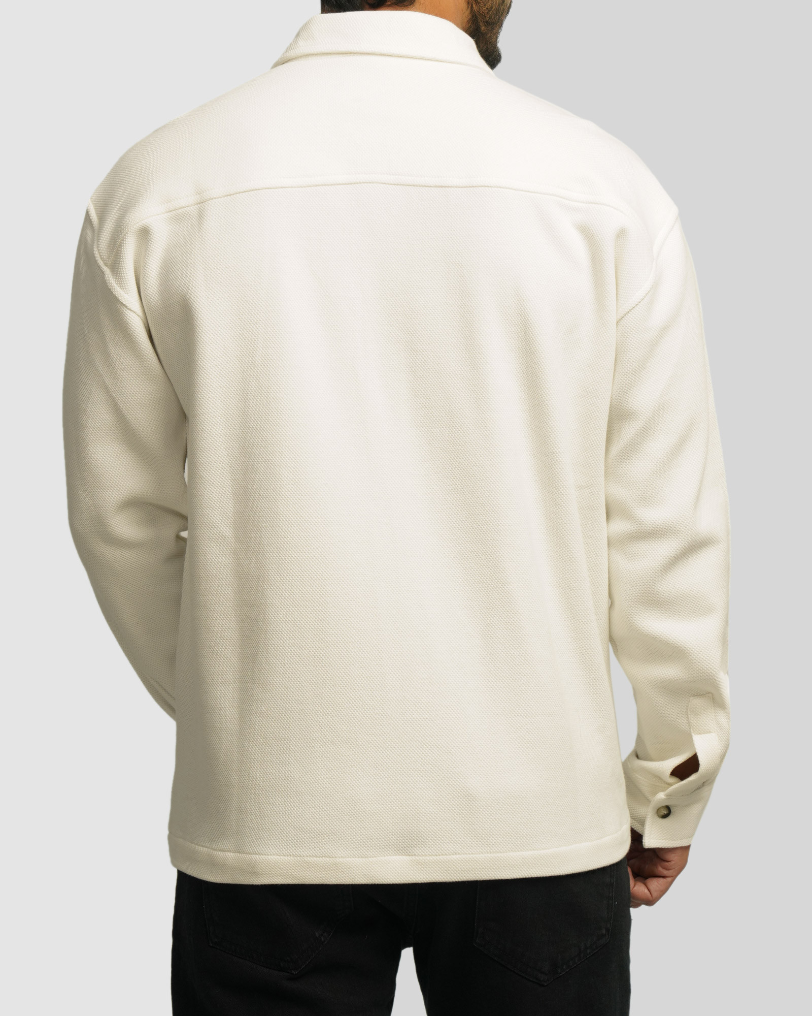 خرید و قیمت پیراهن ضخیم مردانه سفید 24352304