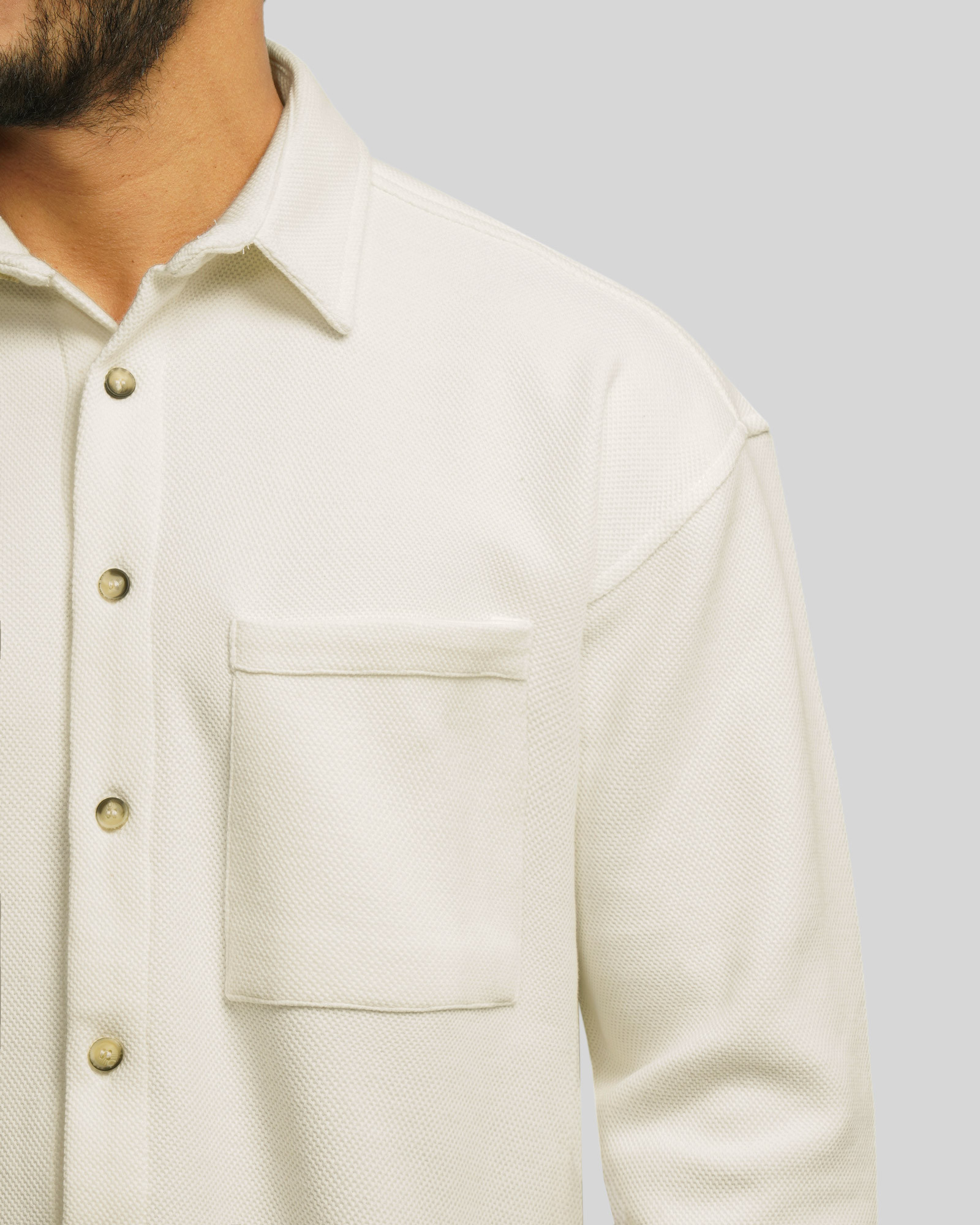 خرید و قیمت پیراهن ضخیم مردانه سفید 24352304