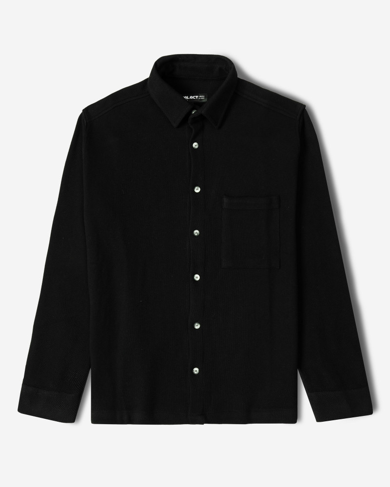 خرید و قیمت پیراهن ضخیم مردانه مشکی 24352304