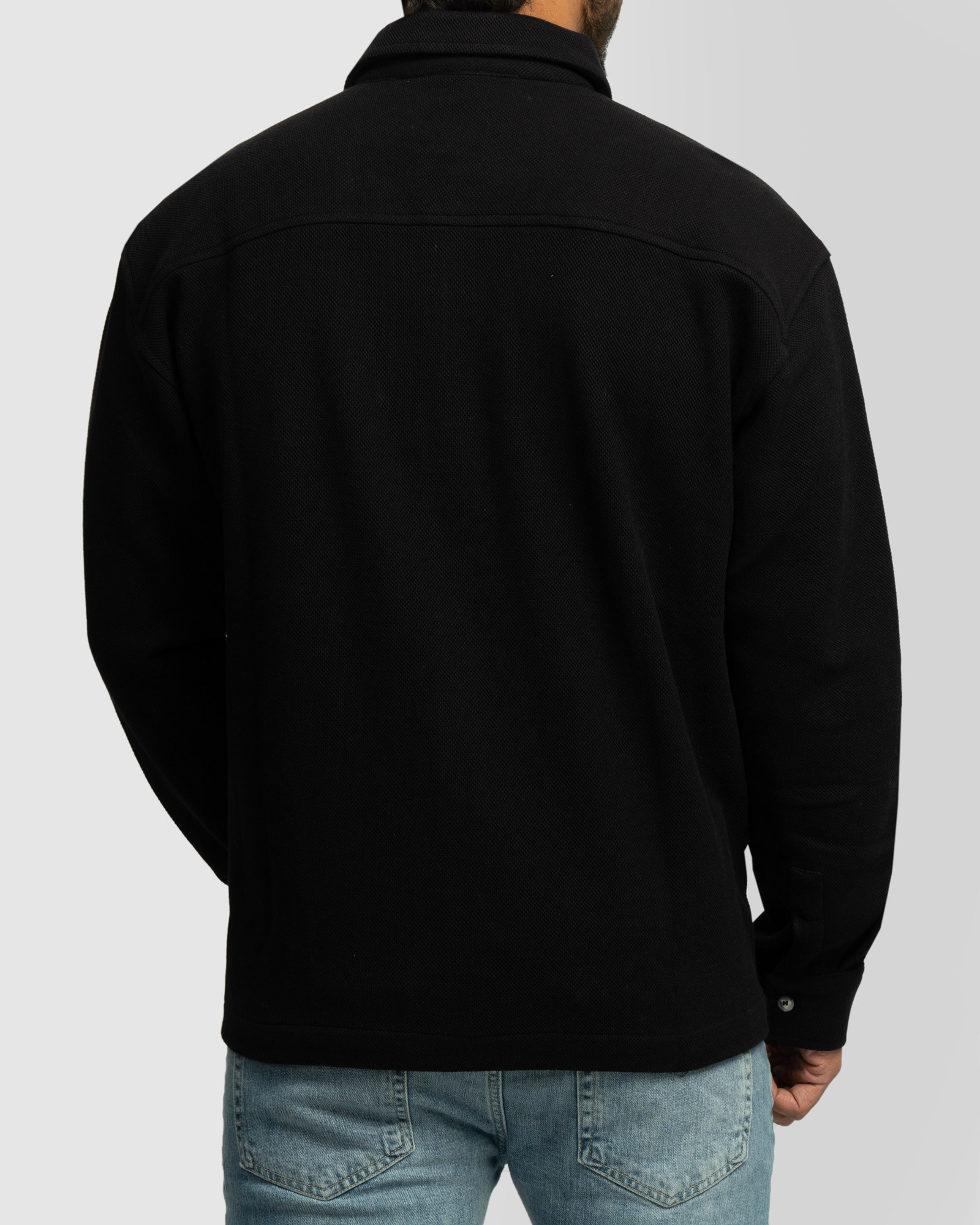 خرید و قیمت پیراهن ضخیم مردانه مشکی 24352304