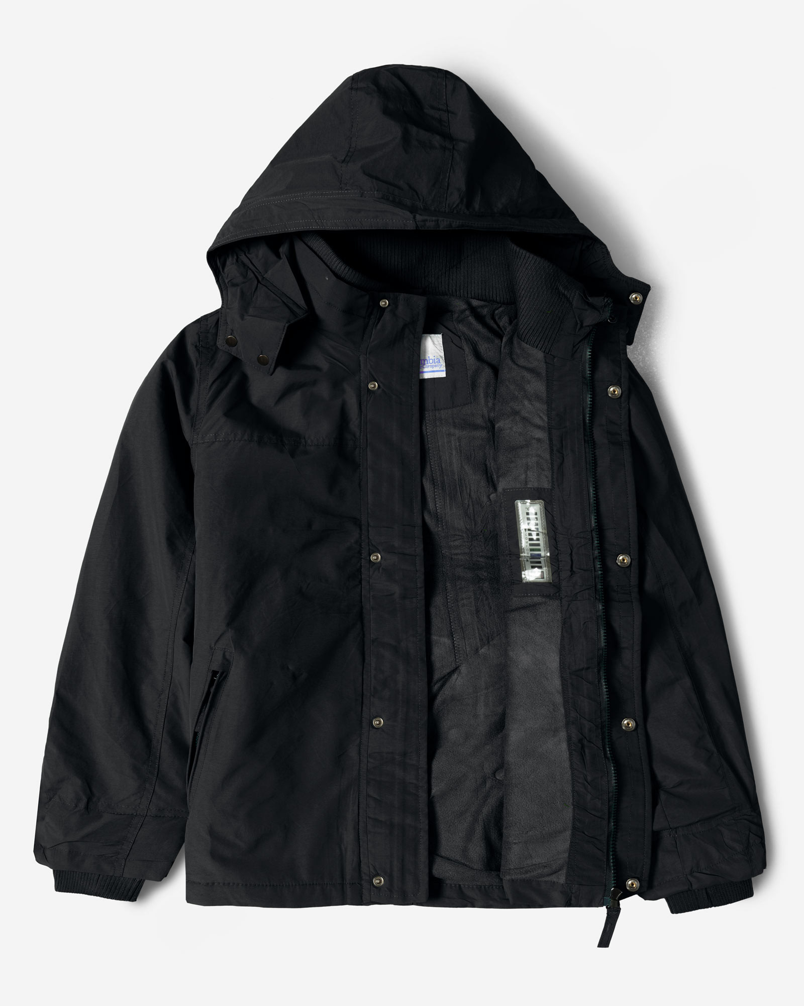 کاپشن مردانه کلاه دار سرمه ای 24316382