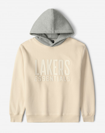 هودی کلاه دار طرح دار مردانه کرم 24371260