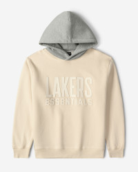 هودی کلاه دار طرح دار مردانه کرم 24371260