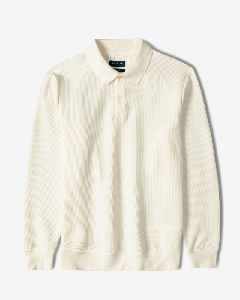 خرید و قیمت پولوشرت آستین بلند مردانه کرم 84486118