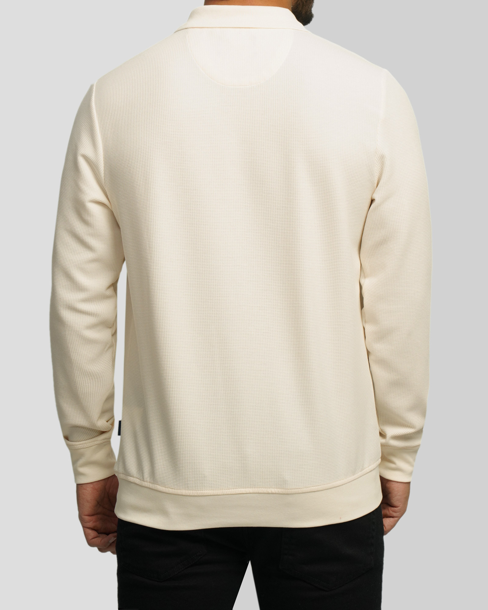 خرید و قیمت پولوشرت آستین بلند مردانه کرم 84486118