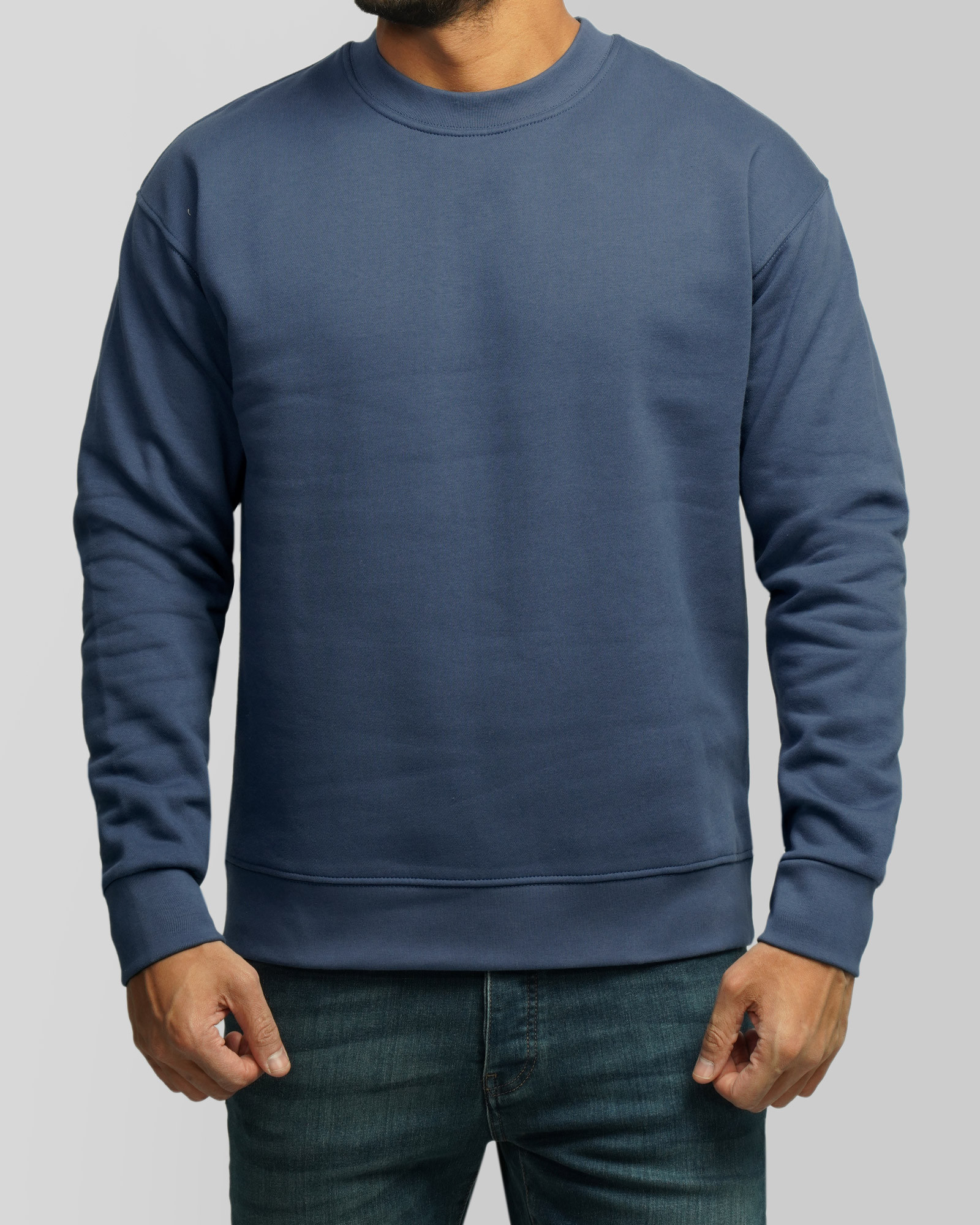 خرید و قیمت پلیور دورس یقه گرد ساده مردانه آبی 24357261