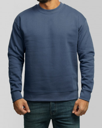 خرید و قیمت پلیور دورس یقه گرد ساده مردانه آبی 24357261