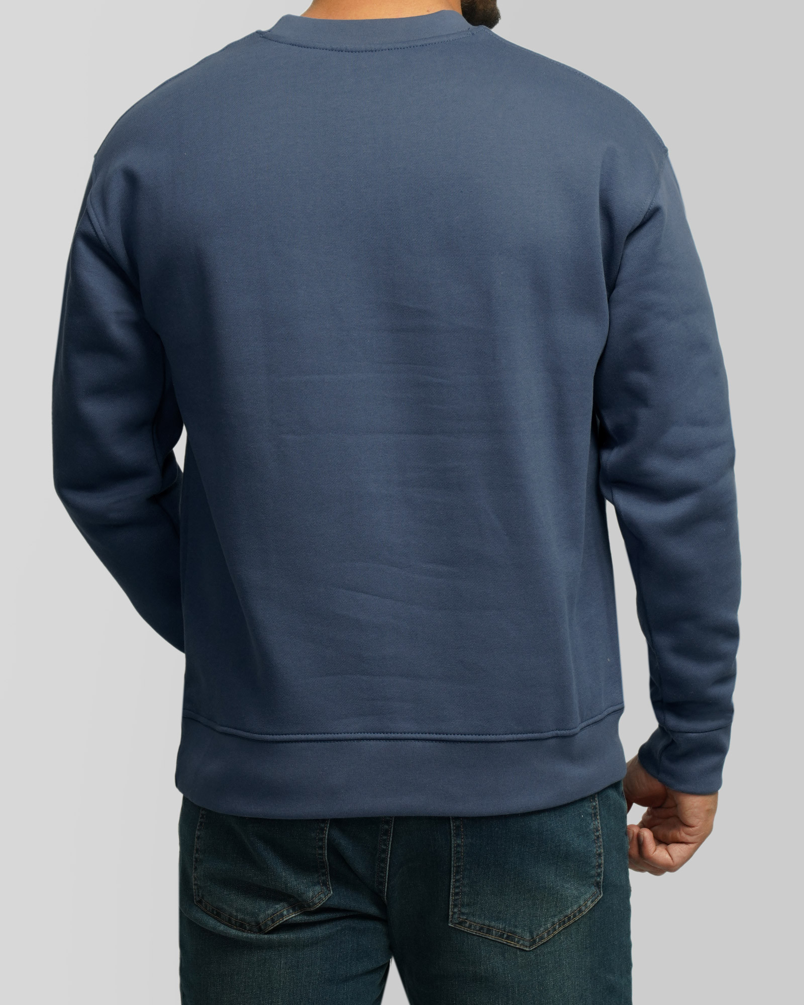 خرید و قیمت پلیور دورس یقه گرد ساده مردانه آبی 24357261