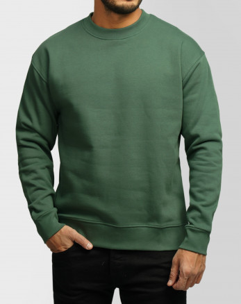 خرید و قیمت پلیور دورس یقه گرد ساده مردانه سبز 24357261