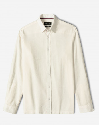 خرید و قیمت پیراهن آستین بلند مردانه شیری 24220518